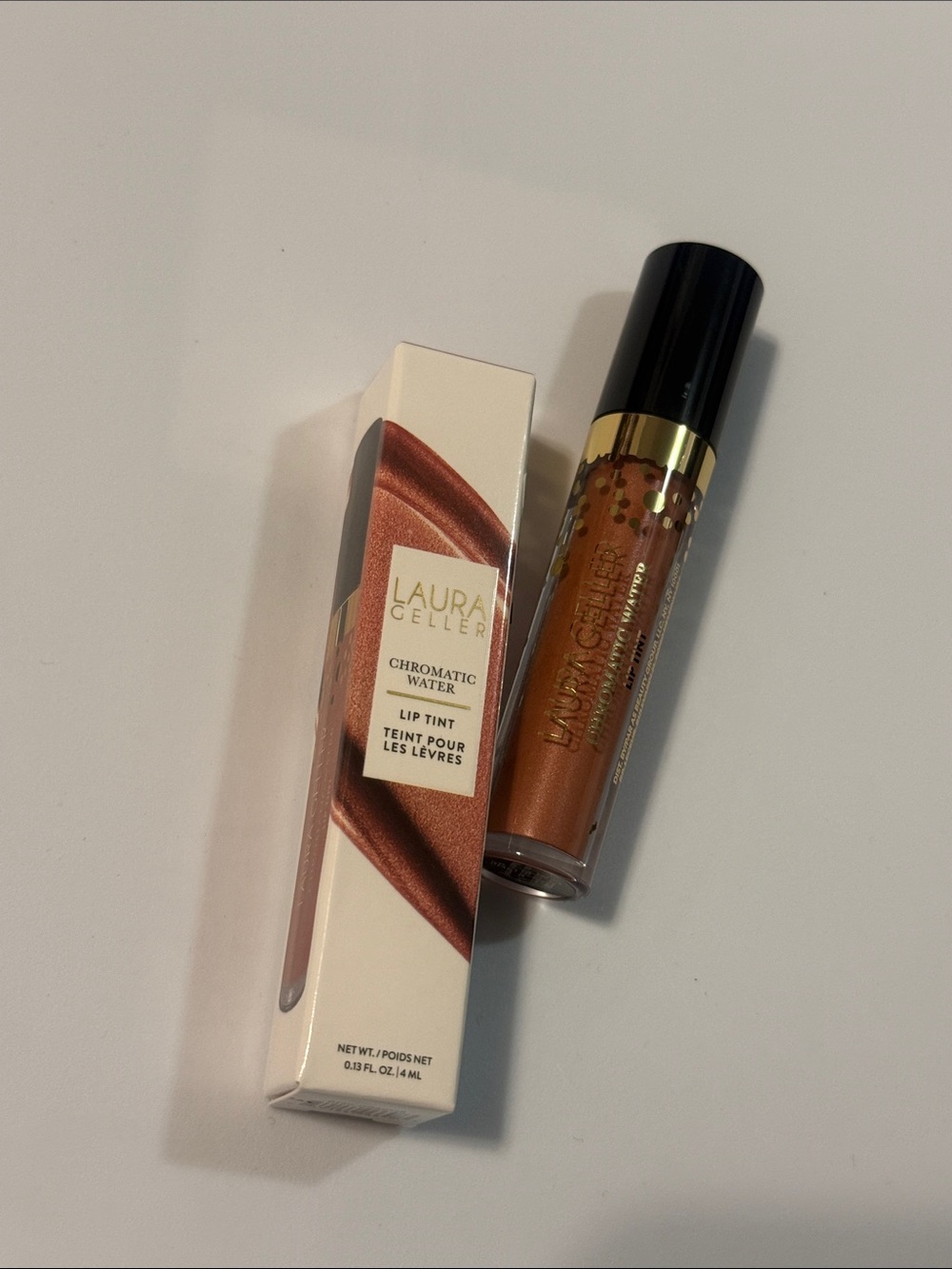 Laura Geller Chromatic Water Lip Tint — creme Brulee